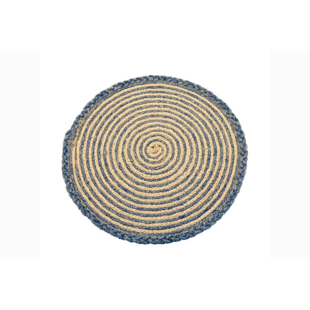 Walton & Co Midnight Plaited Jute Placemat